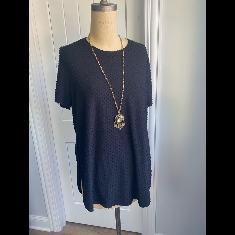 Wilfred women black top ( could be also as tunic ) size L